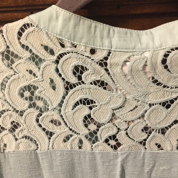 Size L Lace Back Mixed Media Tank by Dolan LC - Picture 6 of 6